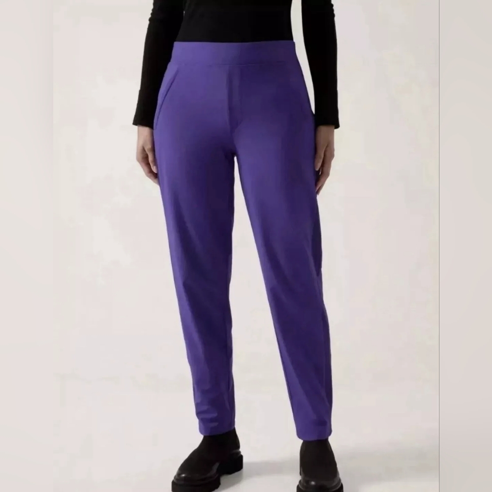 Athleta Purple Brooklyn Lined Pants Size 8